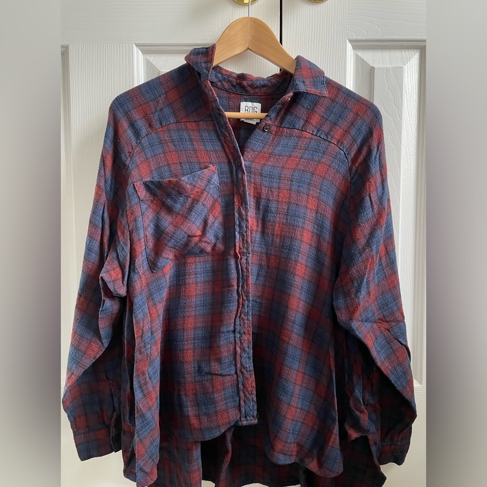 SOLD Soft flannel button up